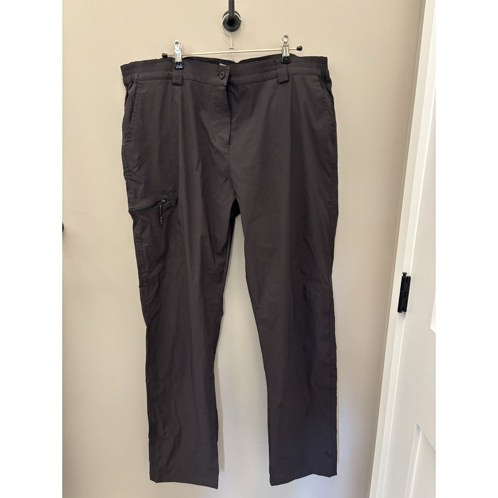 Mountain Warehouse Hiking Pants Women's 14 black Nylon/Elastane Trek Fishing